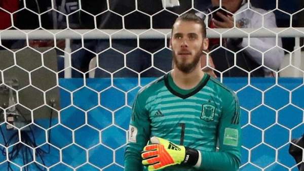 David de Gea, con la selección española en Rusia 2018. David de Gea, con la selección española en Rusia 2018.