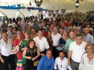 Convivencia del PP en la Feria Real de Algeciras (Cádiz)