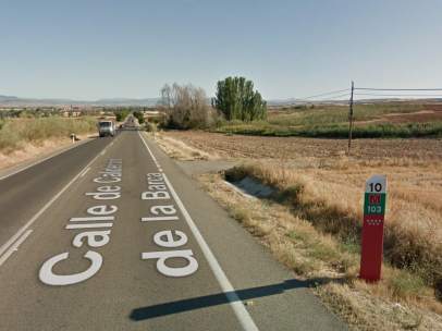 Kilómetro 10 de la M-103 a la altura de Algete, donde ha tenido lugar el accidente.