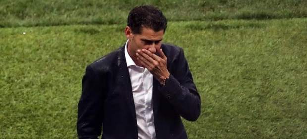Fernando Hierro, seleccionador de España en el Mundial de Rusia.