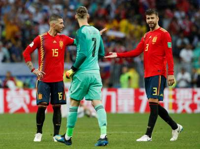 Ramos, De Gea y Piqué