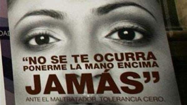 Cartel contra la violencia machista Cartel contra la violencia machista