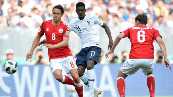 Dembélé con Francia Dembélé con Francia