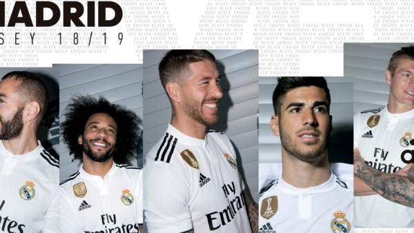 El Real Madrid presenta sus camisetas para la temporada 2017/2018. El Real Madrid presenta sus camisetas para la temporada 2017/2018.