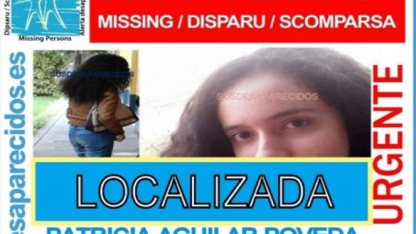 Alerta de localización dada por SOS Desaparecidos este jueves en Twitter Alerta de localización dada por SOS Desaparecidos este jueves en Twitter