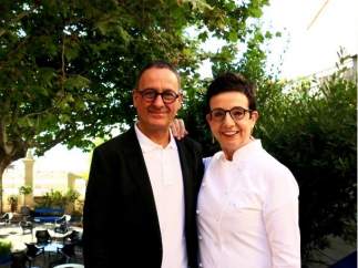 Toni Balam y Carme Ruscalleda