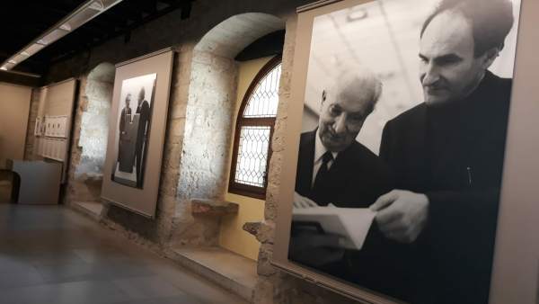 Imagen de la muestra sobre Chillida en Burgos 6/7/2018 Imagen de la muestra sobre Chillida en Burgos 6/7/2018