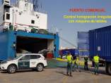 Control de inmigración en el Puerto de Melilla