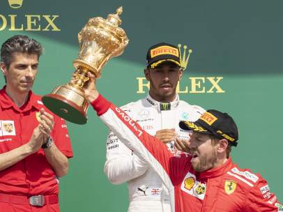Lewis Hamilton y Sebastian Vettel