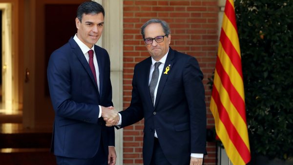 Sáchez y Torra, en la Moncloa Sáchez y Torra, en la Moncloa