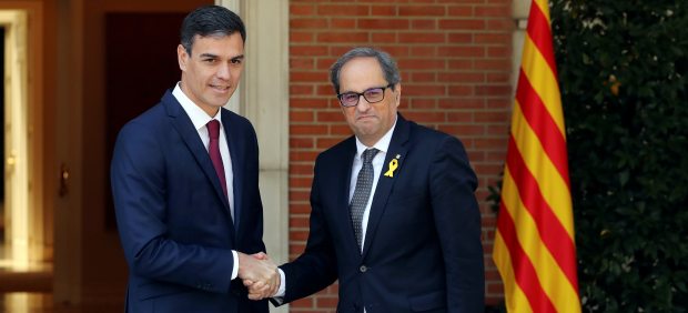 Sáchez y Torra, en la Moncloa