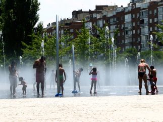 Mitigando el calor en Madrid Río