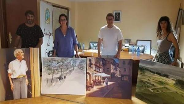 Foto de los ganadores de XXXI concurso de pintura 'Ciudad de Frías' Foto de los ganadores de XXXI concurso de pintura 'Ciudad de Frías'