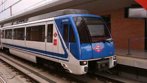 Uno de los trenes de Metro de Madrid Uno de los trenes de Metro de Madrid