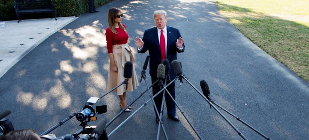 El presidente Trump pone rumbo a Europa
