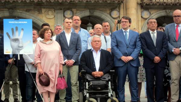 Concentración en Salamanca en recuerdo de Miguel Ángel Blanco Concentración en Salamanca en recuerdo de Miguel Ángel Blanco