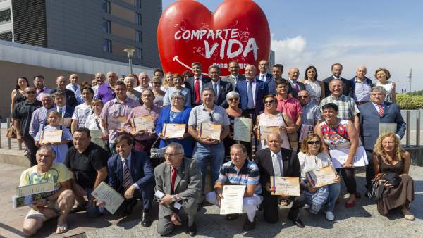 Foto de donantes de sangre Foto de donantes de sangre
