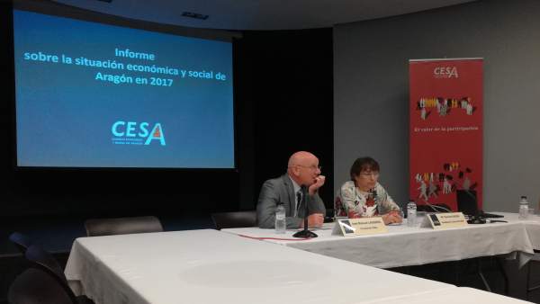 Presentación 'Informe sobre la situación económica y social de Aragón 2017' Presentación 'Informe sobre la situación económica y social de Aragón 2017'