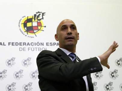 Luis Rubiales, presidente de la Real Federación Española de Fútbol.
