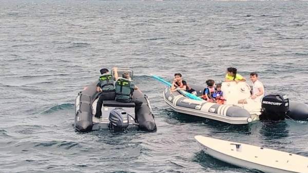 Rescate en la ría de Pontevedra Rescate en la ría de Pontevedra