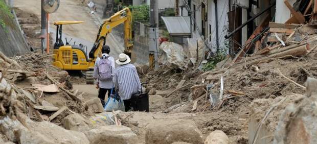 Lluvias torrenciales en Japón