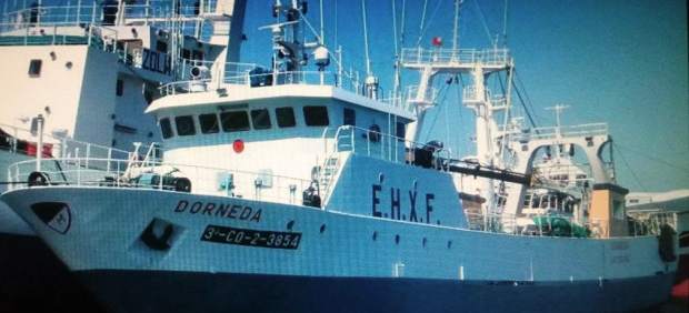 Pesquero gallego 'Dorneda', hundido en Argentina