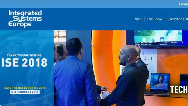 Imagen de la página web de la feria Integrated Systems Europe. Imagen de la página web de la feria Integrated Systems Europe.