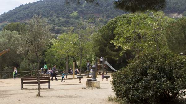 Parc del Castell de l'Oreneta de Barcelona. Parc del Castell de l'Oreneta de Barcelona.