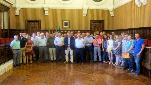 Recepción de empresarios del Degusta Jaén Recepción de empresarios del Degusta Jaén