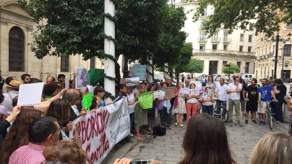 Concentración ante el Ayuntamiento Concentración ante el Ayuntamiento
