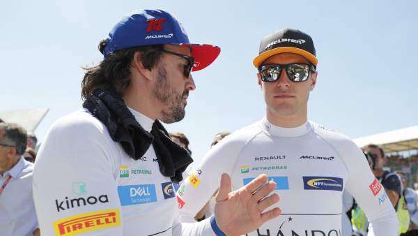 Fernando Alonso y Stoffel Vandoorne Fernando Alonso y Stoffel Vandoorne