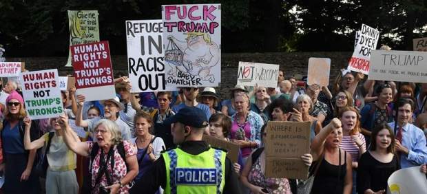 Protestas contra Trump en el Reino Unido