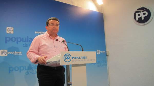 Fernando Manzano, secretario general del PP en Extremadura Fernando Manzano, secretario general del PP en Extremadura