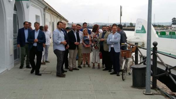 Inauguración de la nueva terminal marítima del catamarán en El Puerto Inauguración de la nueva terminal marítima del catamarán en El Puerto