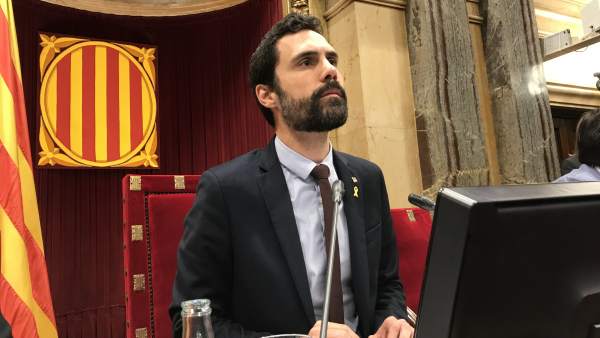 El presidente del Parlament, Roger Torrent El presidente del Parlament, Roger Torrent