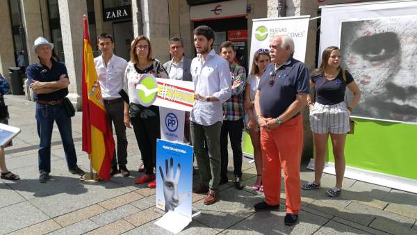 Acto de NNGG en Palencia de homenaje a Blanco 13-7-2018 Acto de NNGG en Palencia de homenaje a Blanco 13-7-2018