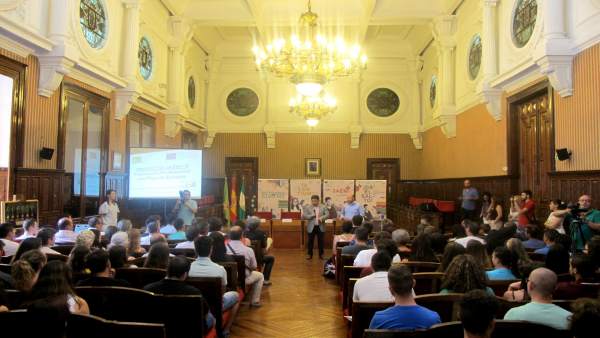 Recepción al alumnado de Jaén+ Recepción al alumnado de Jaén+