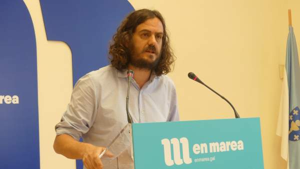 El diputado de En Marea y portavoz nacional de Anova, Antón Sánchez El diputado de En Marea y portavoz nacional de Anova, Antón Sánchez