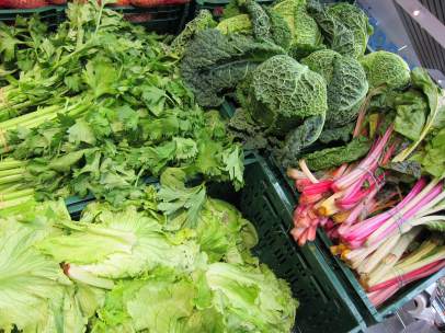 Apio, lechuga, col, acelgas, verdura, hortalizas, supermercado, consumo, IPC