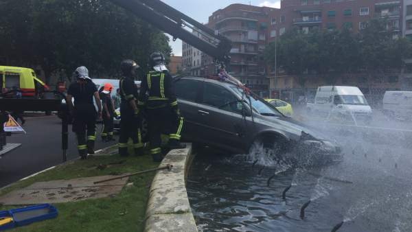 Accidente en la glorieta de Embajadores Accidente en la glorieta de Embajadores