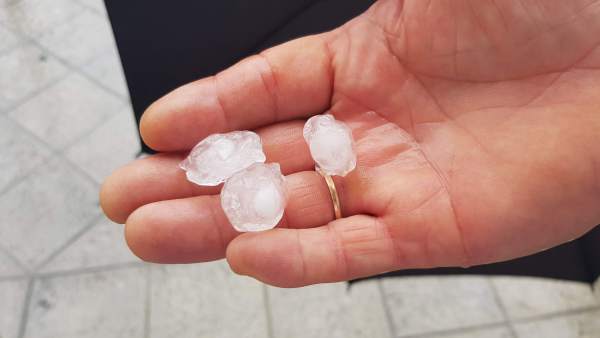 Granizada en Ourense Granizada en Ourense