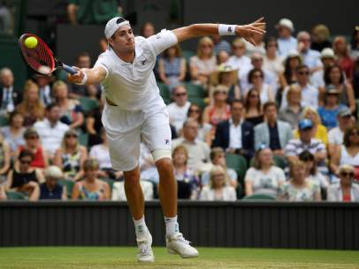 John Isner en Wimbledon