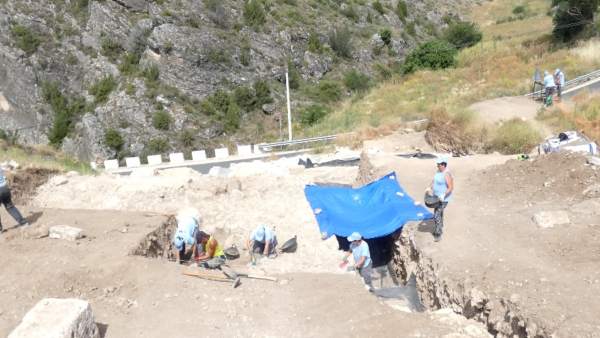 Excavaciones de las Termas Romanas en Valeria (Cuenca) Excavaciones de las Termas Romanas en Valeria (Cuenca)