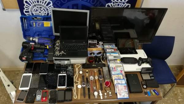 Robos viviendas málaga efectos sustraídos policía nacional Robos viviendas málaga efectos sustraídos policía nacional