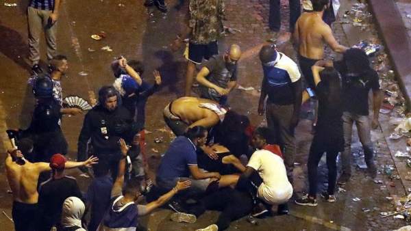 Distusbios en Francia tras la final del Mundial Distusbios en Francia tras la final del Mundial