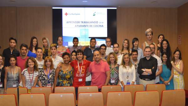 Participantes en la clausura de 'Aprender Trabajando' Participantes en la clausura de 'Aprender Trabajando'