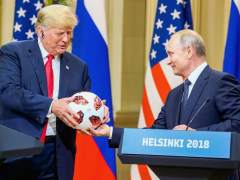 Trump desacredita a sus servicios de inteligencia delante de Putin
