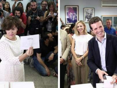 Pablo Casado y Soraya Saénz de Santamaría