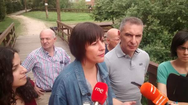 Ana Pontón en Ourense este martes Ana Pontón en Ourense este martes