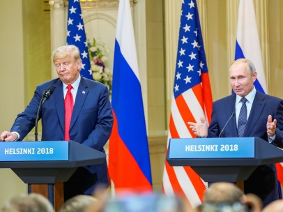 Trump y Putin en Helsinki